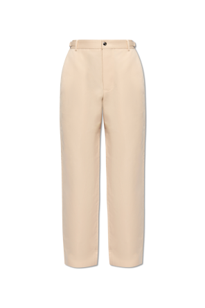VIP【関税送料無料】希少 VERSACE COTTON TROUSERS Versace Cotton Cargo Pants with Jewel Drawstring men